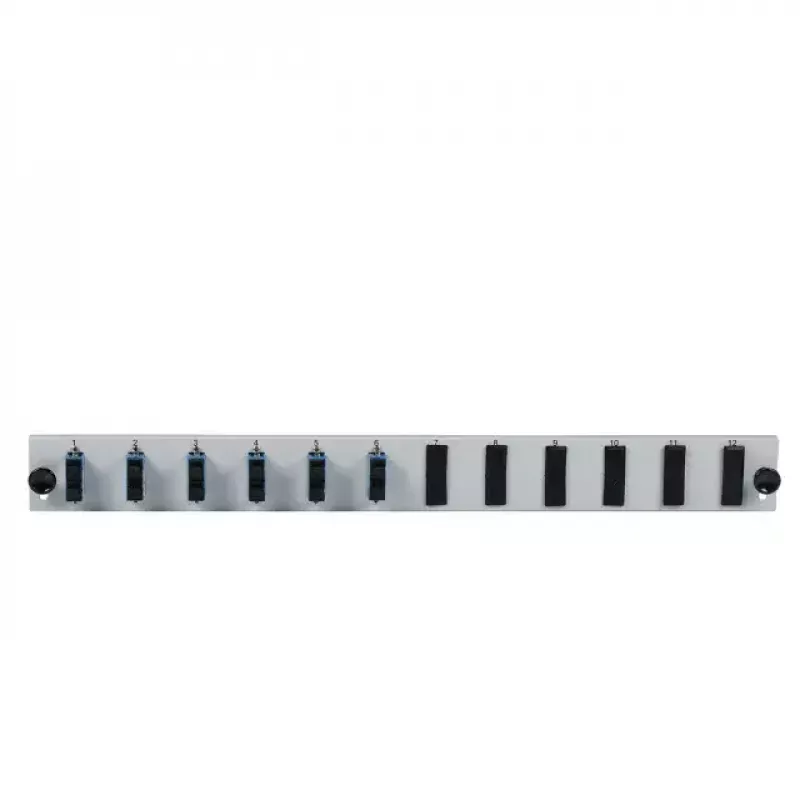 Patch-paneeli lisatarvik EFB Elektronik SB-FP-6SC-D-V-OS2 — 1U rack, 432×13×43.5 mm, hall