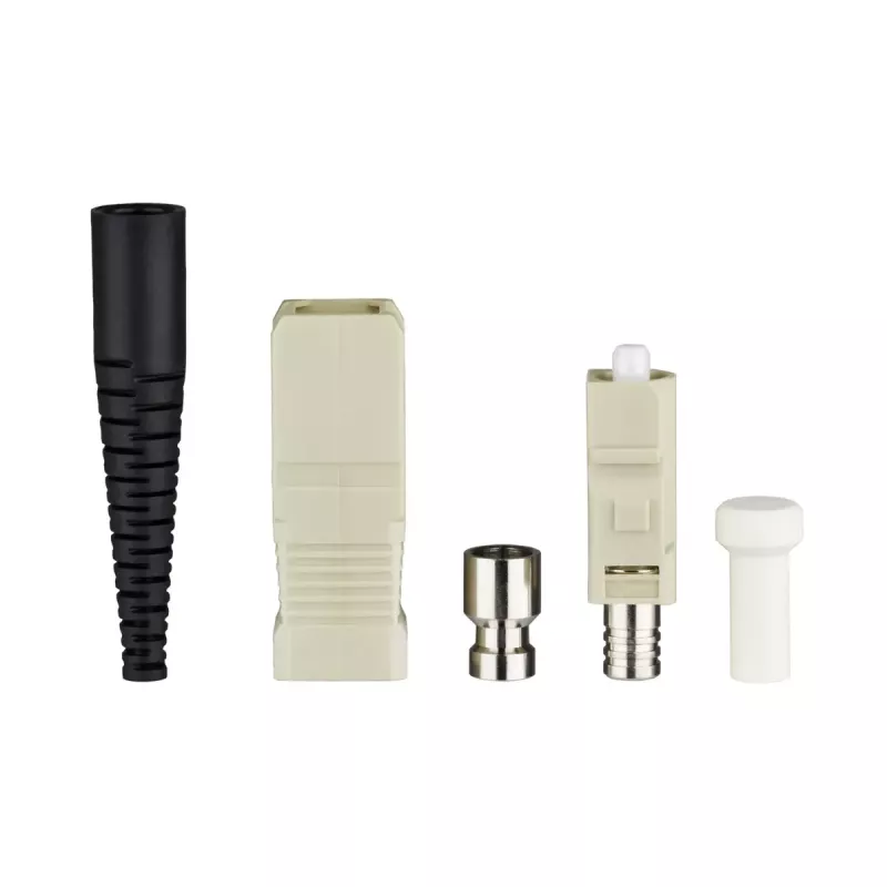 Fiiberoptiline pistik SC Male EFB Elektronik 53206.21 – SC simplex isane, beež/must