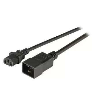 Toitekaabel EFB Elektronik EK531.3V2, 3 m, C20 pistikupesa C13 pistikupesa, 250 V 10 A, must
