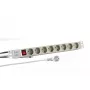 Pikendusjuhe EFB Elektronik EK631DE.2GR — 2 m kaabel, 8 CEE pistikupesa, siseruumidesse, hall