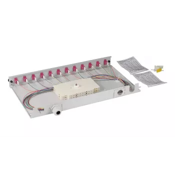 Patch panel EFB Elektronik BA71901L12OM4 1U LC OM4 Hall