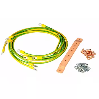 Maandusklemmid EFB Elektronik K3930V2N Roheline Kollane Vask Teras