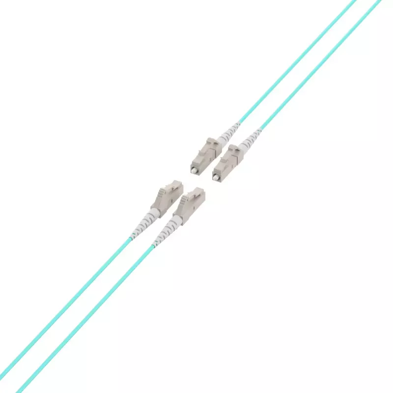 Fiiberoptiline kaabel EFB Elektronik O8303S10OM3 4x LC OM3 10 m Aqua Beež Must