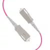 Fiiberoptiline kaabel EFB Elektronik O8301S10OM4 4x SC OM4 10 m Beež Must magenta