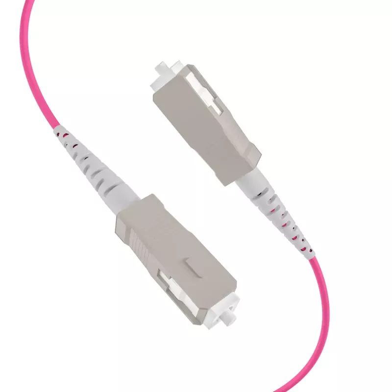 Fiiberoptiline kaabel EFB Elektronik O8301S10OM4 4x SC OM4 10 m Beež Must magenta