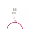 Fiiberoptiline kaabel EFB Elektronik O8301S10OM4 4x SC OM4 10 m Beež Must magenta