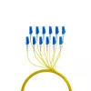 Fiiberoptiline kaabel EFB Elektronik O8342S10OS2 12x LC OS2 10 m Must Sinine Kollane