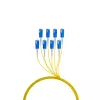 Fiiberoptiline kaabel EFB Elektronik O8321S10OS2 8x SC OS2 10 m Must Sinine Kollane