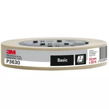 Masking Tape 3M Scotch PRO 24 mm x 50 m beige — värvimisteip, keskmise laiusega