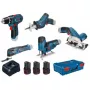 Bosch 0615A0017C 12V juhtmeta 5-tööriistakomplekt XL-Boxxiga