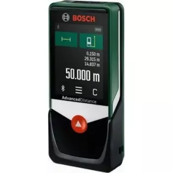 Laseri kaugusmõõtur Bosch AdvancedDistance 50C — 50 m ulatus, mudel 0603672202