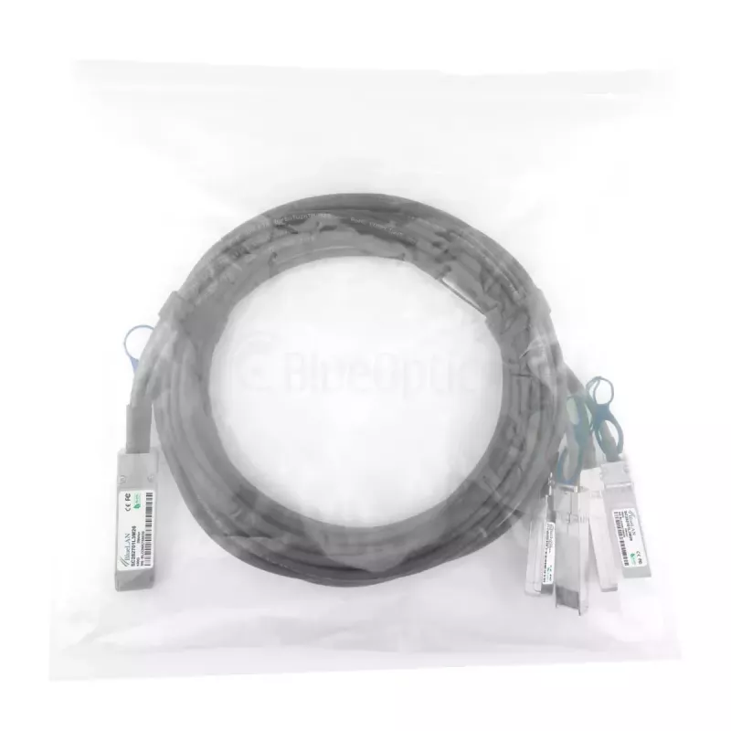 BlueOptics JL283A-BL InfiniBand kiudoptiline kaabel 3 m QSFP28 4xSFP28