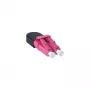 Fiiberoptiline adapter LC BlueOptics BOLBLCOM4 Must Roosa