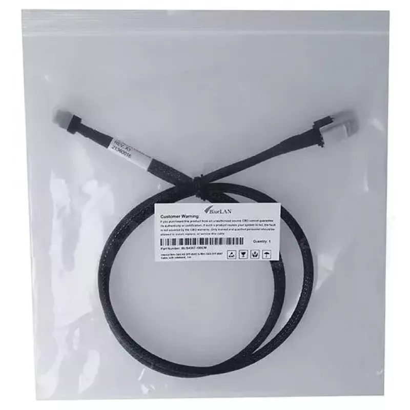 SAS-kaabel BlueOptics BLIS4387-100CM 1m MiniSAS-HD MiniSAS 6 Gbit/s