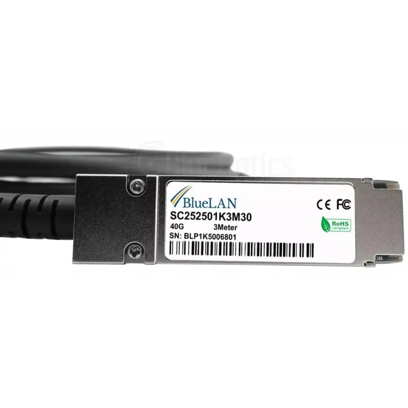 InfiniBand/kiudoptiline kaabel BlueOptics X66100-05-BL 0,5 m QSFP