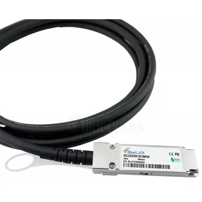 BlueOptics InfiniBand/fiiberoptiline kaabel 3 m QSFP Must