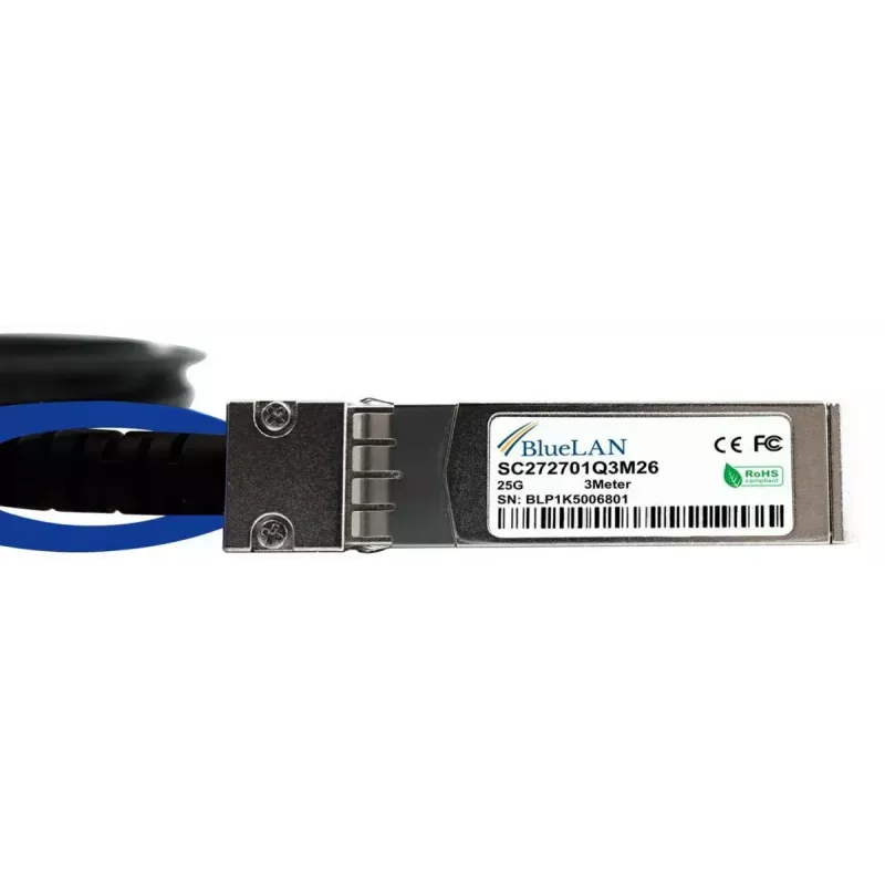 InfiniBand/fiiberoptiline kaabel BlueOptics X66130-05-BL 0,5 m SFP28 Must