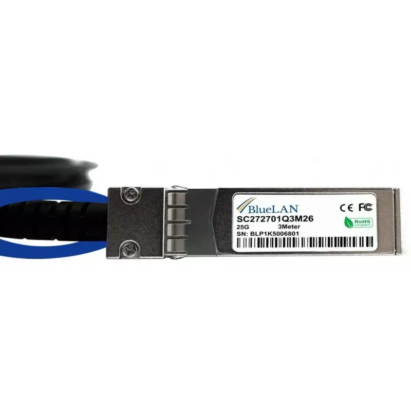 BlueOptics ET7302-DAC-1M-BL InfiniBand kiudoptiline kaabel SFP28 1m isane-isane