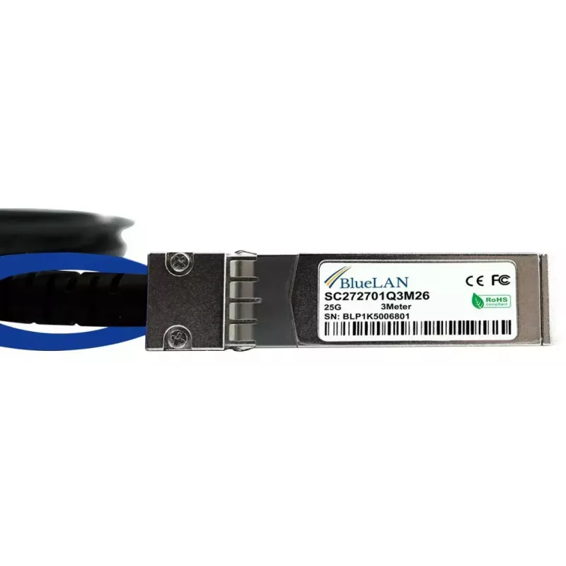 SFP DAC kaabel BlueOptics SFP-DAC25-1M-BL 1m SFP28 isane-isane