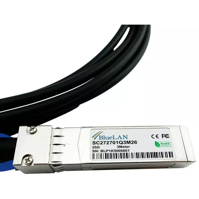 BlueOptics ET7302-DAC-2M-BL InfiniBand fiiberoptiline kaabel 2m SFP28