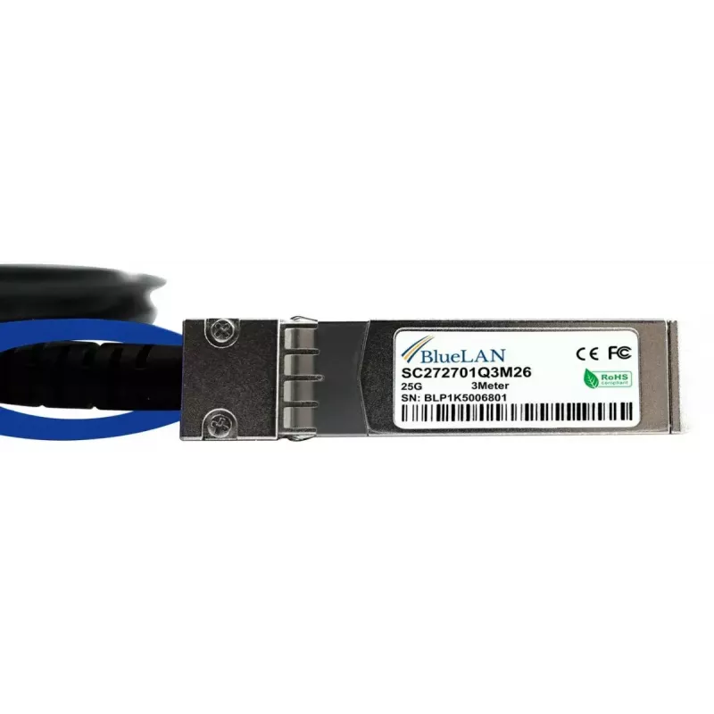 BlueOptics X66130-2-BL InfiniBand fiiberoptiline kaabel 2 m SFP28 Must