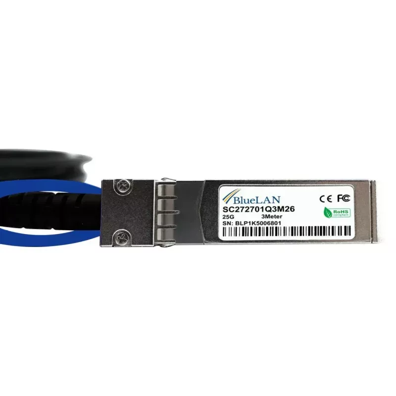 BlueOptics ET7302-DAC-3M-BL InfiniBand kiudoptiline kaabel SFP28 3 m isane/isane