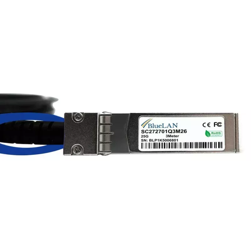 BlueOptics InfiniBand/fiiberoptiline kaabel 3 m SFP28 Must 720-084605-BL