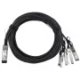 BlueOptics Q+BC0003-S+-BL InfiniBand/fiiberoptiline kaabel 3 m QSFP 4xSFP+