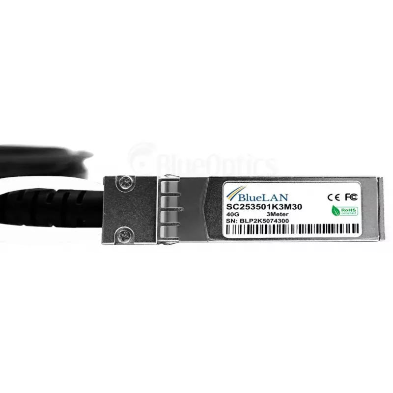 InfiniBand/kiudoptiline kaabel BlueOptics CPAC-TR-40SPLIT-QSFP-3M-BL 3m QSFP 4xSFP+ isane/isane