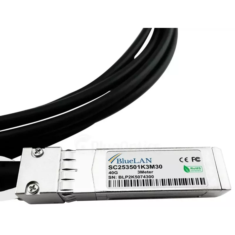 BlueOptics SFPPQSFP28-03-BL InfiniBand fiiberoptiline kaabel 3 m QSFP 4xSFP+
