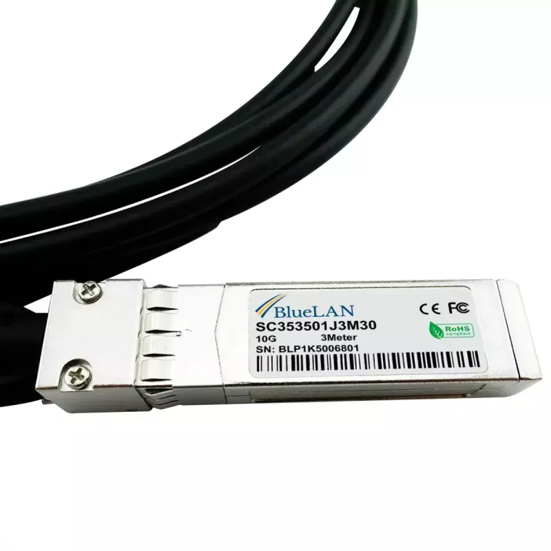 BlueOptics 4WM8D-BL InfiniBand fiiberoptiline kaabel 3 m SFP+