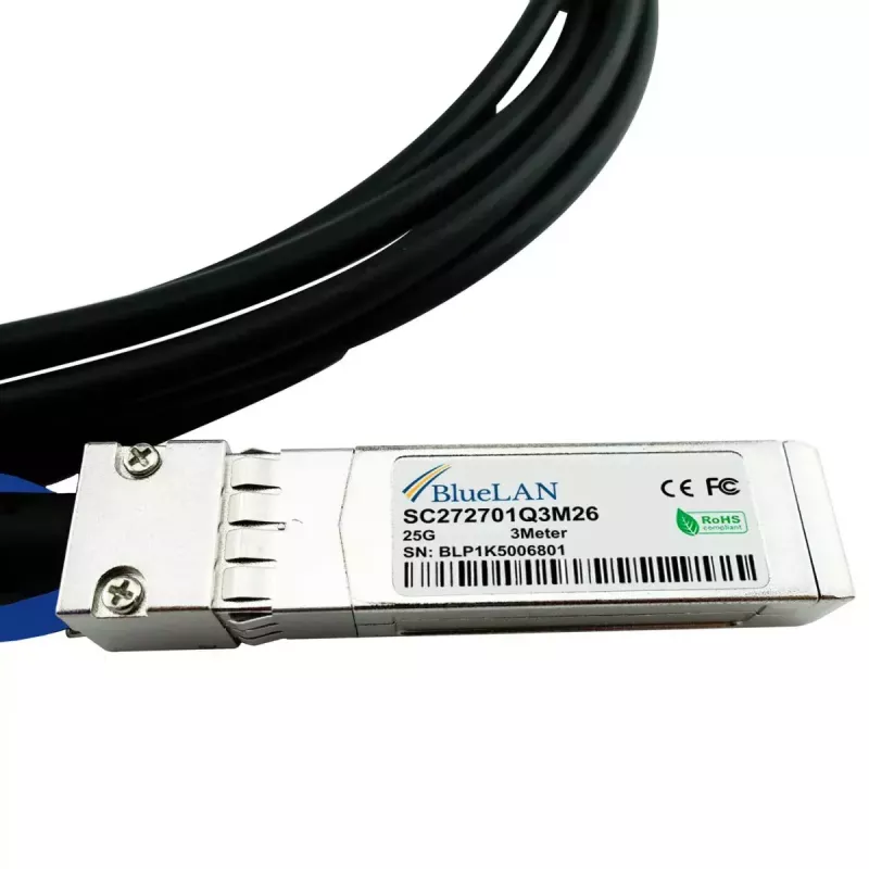 SFP28 DAC kaabel BlueOptics SFP28-DAC-0.5M-BL 0,5 m SFP28 pistikut