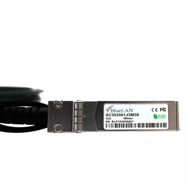 Fiiberoptiline kaabel BlueOptics FN-CABLE-SFP+1-BL SFP+ LC/UPC 1 m Must