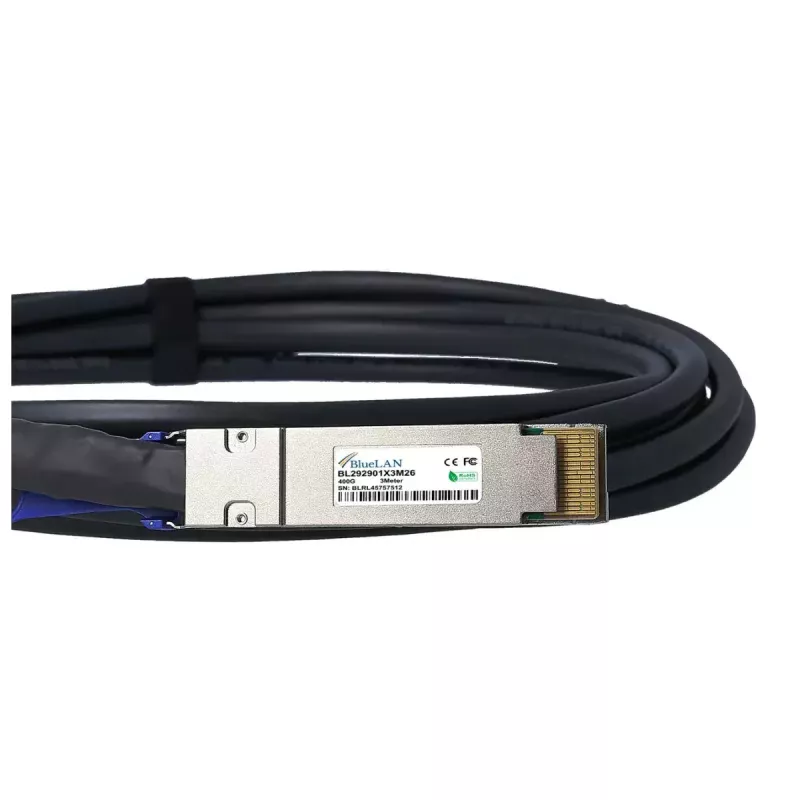 DAC-kaabel BlueOptics PAN-QSFPDD-DAC-2M-BL QSFP-DD InfiniBand 2 m must
