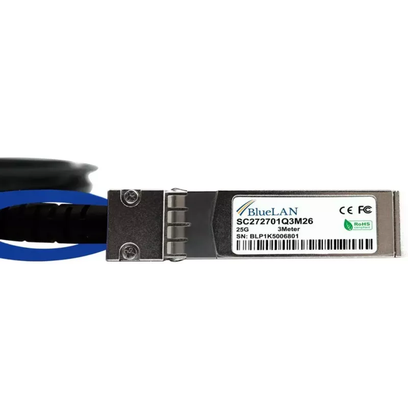 BlueOptics SFP-H25G-CU5M-BL InfiniBand fiiberoptiline kaabel 5 m SFP28 must