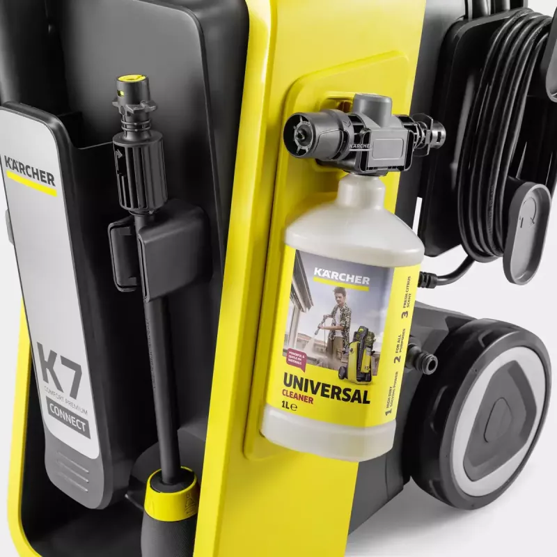 Karcher K 7 Comfort Premium Connect kõrgsurvepesur — 180 baari, 600 l/h, 3000 W, PremiumFlex voolik 10 m, Bluetooth Smart