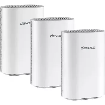 Mesh Wi‑Fi süsteem Devolo BE6500 WiFi 7 3‑komplekt (valge) — 3× BE6500 seadet