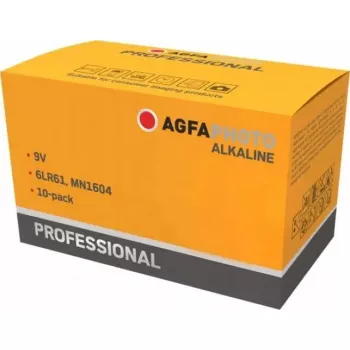 9V leelispatarei AGFA Professional — 10 tk