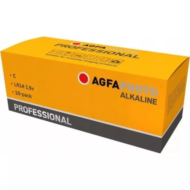 Leelispatarei AGFA Professional C (Baby) — 10 tk pakend