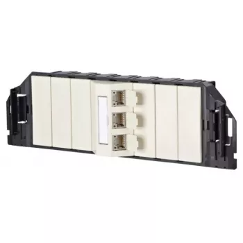 Socket-outlet RJ-45 MetzConnect 1309310301-E must valge kategooria 6e