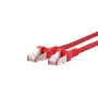 Võrgukaabel BTR NETCOM Cat6A 0,5m Punane