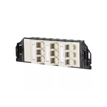 Pistikupesa RJ-45 MetzConnect 130B11S90301-E Must Valge