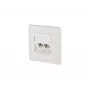 RJ-45 seinakontakt BTR NETCOM 130B12D21002-E valge