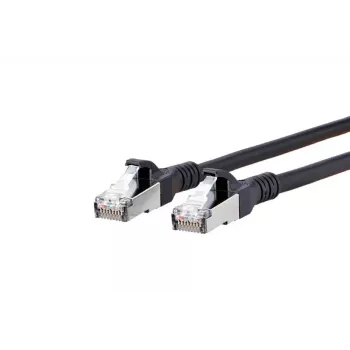 Võrgukaabel METZ CONNECT Cat6A 5m Must