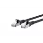 Võrgukaabel METZ CONNECT Cat6A 5m Must