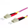 Fiiberoptiline kaabel METZ CONNECT 151S1JOJO30E 3 m LCD Violet
