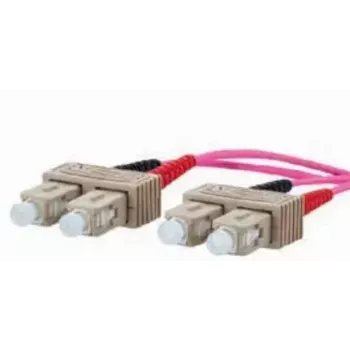 Fiiberoptiline kaabel METZ CONNECT 151S1EOEO20E 2x SC OM4 2 m Roosa