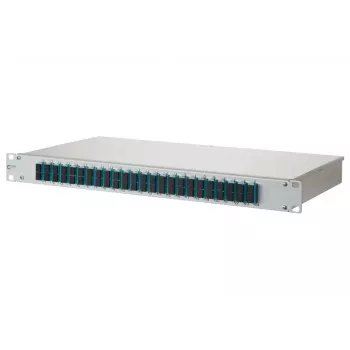 Patch panel 1U BTR METZ CONNECT 150255BA24-E SC-pistikute, raamile paigaldatav 482,6×44,5×242,5 mm