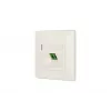 Pistikupesa LC-D MetzConnect 1501207K1U-E valge
