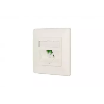 Pistikupesa LC-D MetzConnect 1501207K1U-E valge